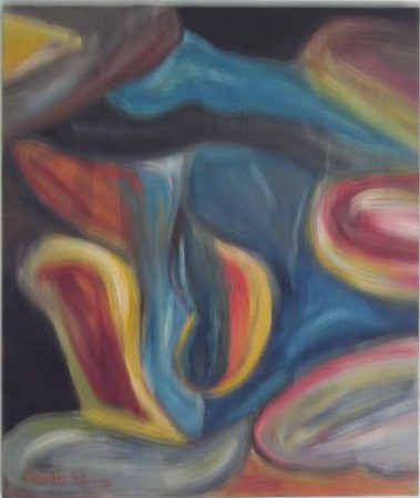 TINTA ÓLEO SOBRE TELA - 51X46 - PASSOS